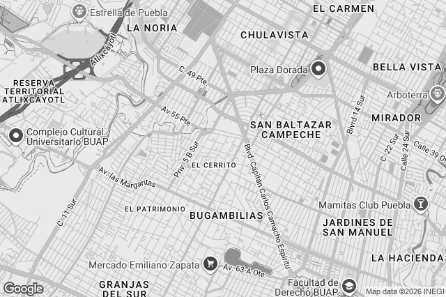 Mapa Campus Prepa UVP